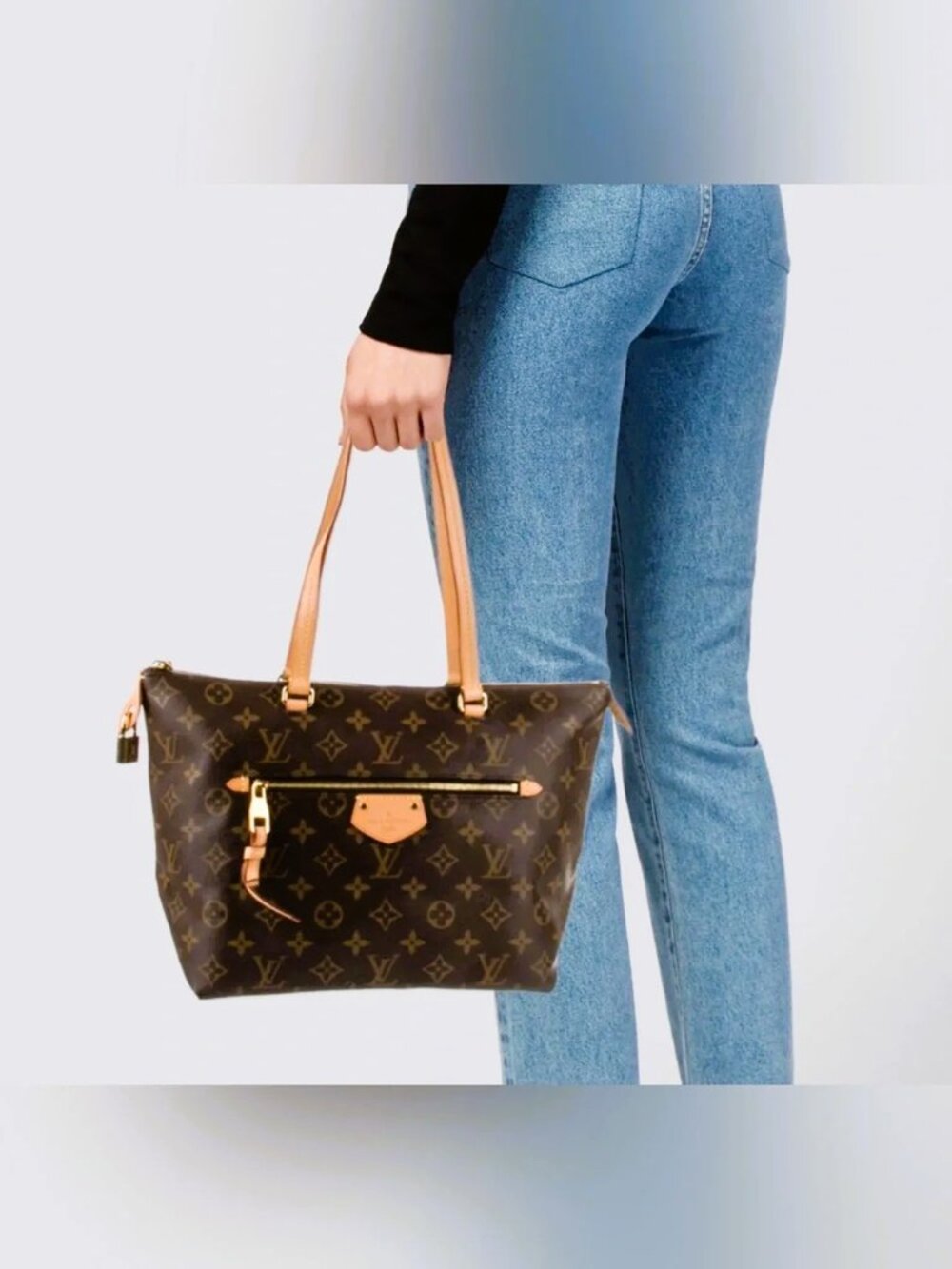 Authentic Louis Vuitton IENA Tote PM Monogram Canvas - Date Code #FL4116